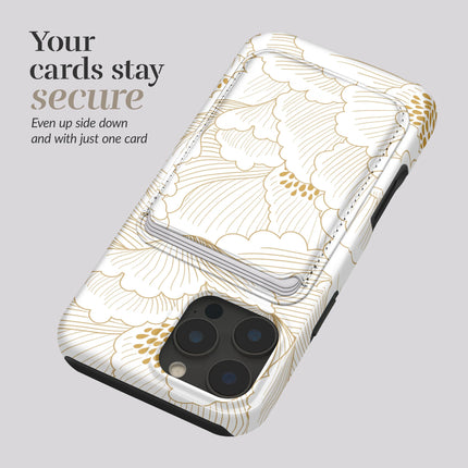 Mio By Mobilize Mio Roses MagSafe Compatible White Card Houder productafbeelding 4