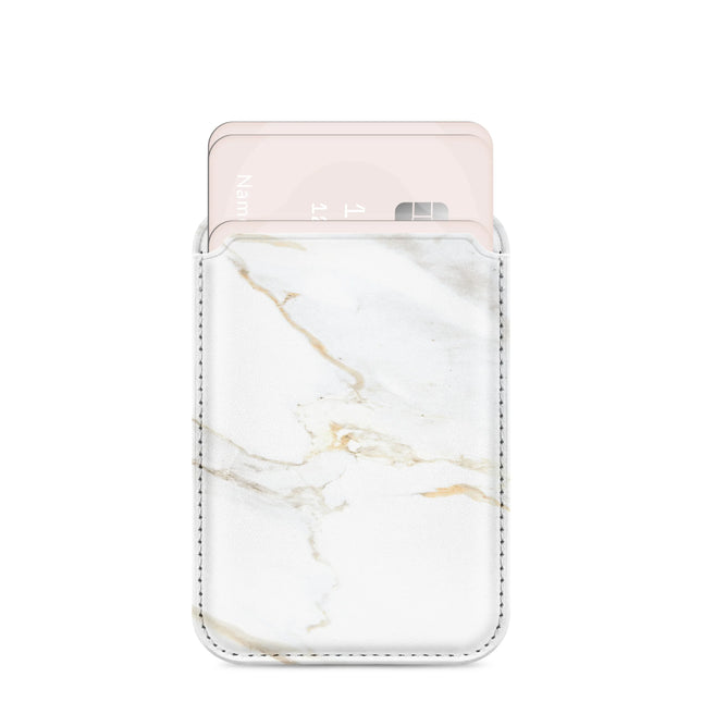 Mio By Mobilize Mio White Marble MagSafe Compatible Card Houder
