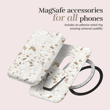 Mio By Mobilize Mio Soft Terrazzo MagSafe Compatible Card Houder productafbeelding 5