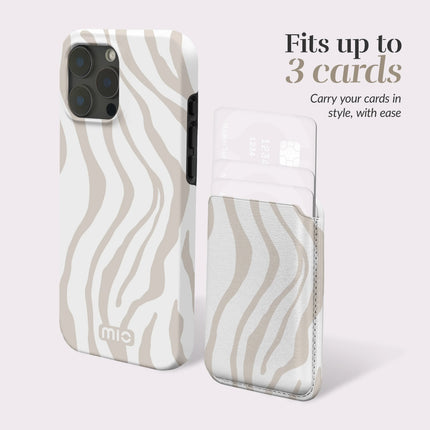 Mio By Mobilize Mio Sandy Zebra MagSafe Compatible Card Houder productafbeelding 6