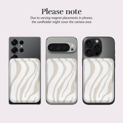 Mio By Mobilize Mio Sandy Zebra MagSafe Compatible Card Houder productafbeelding 7