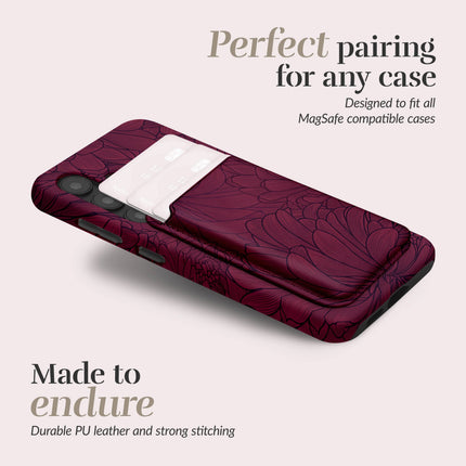 Mio By Mobilize Mio Berry Blooms MagSafe Compatible Card Houder productafbeelding 3