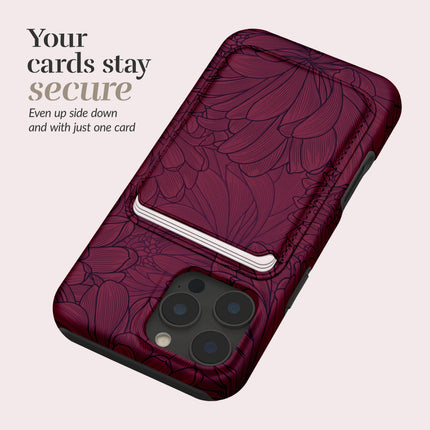 Mio By Mobilize Mio Berry Blooms MagSafe Compatible Card Houder productafbeelding 4
