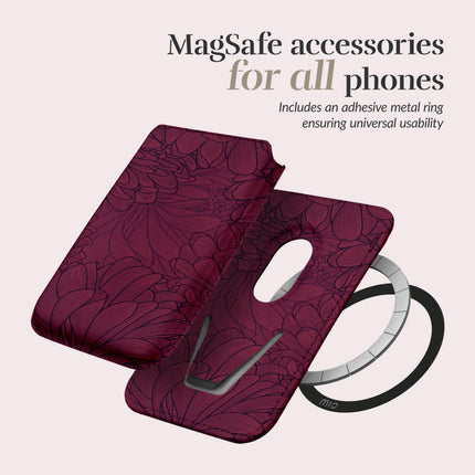 Mio By Mobilize Mio Berry Blooms MagSafe Compatible Card Houder productafbeelding 5