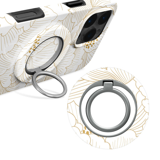 Mio By Mobilize Mio White Roses MagSafe Compatible Ring Houder