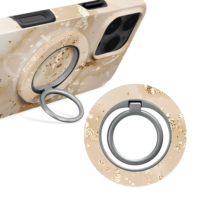 Mio By Mobilize Mio Gold Marble MagSafe Compatible Ring Houder