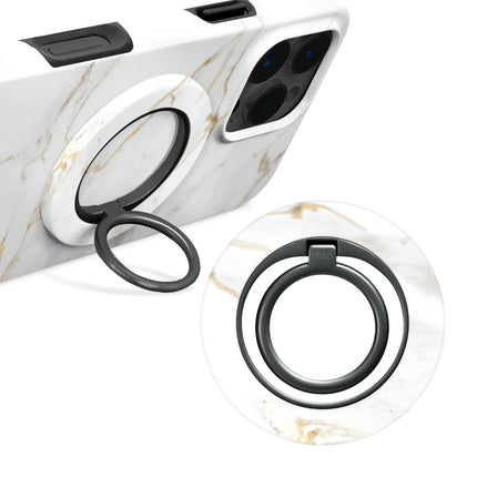 Mio By Mobilize Mio White Marble MagSafe Compatible Ring Houder