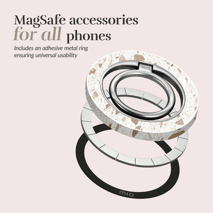 Mio By Mobilize Mio Soft Terrazzo MagSafe Compatible Ring Houder productafbeelding 5