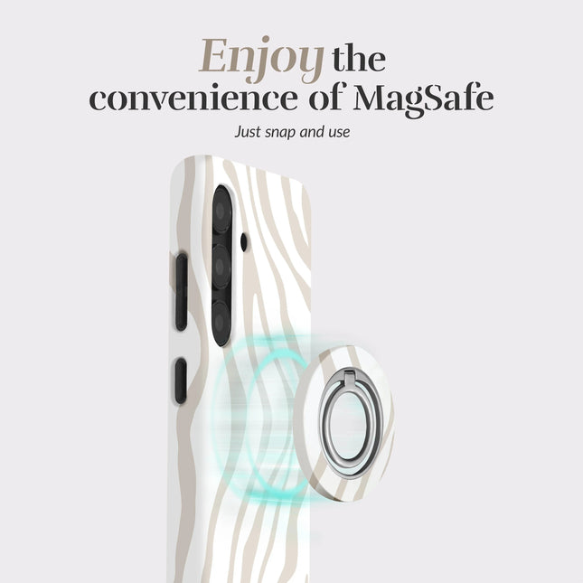 Mio By Mobilize Mio Sandy Zebra MagSafe Compatible Ring Houder productafbeelding 2