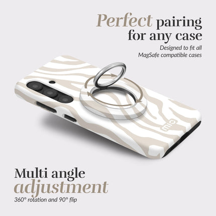Mio By Mobilize Mio Sandy Zebra MagSafe Compatible Ring Houder productafbeelding 3