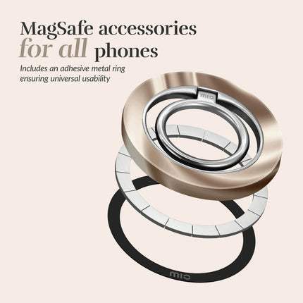 Mio By Mobilize Mio Silky Dreams MagSafe Compatible Ring Houder productafbeelding 5