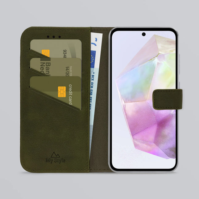 My Style Flex Wallet For Samsung Galaxy A35 5G Forest Green