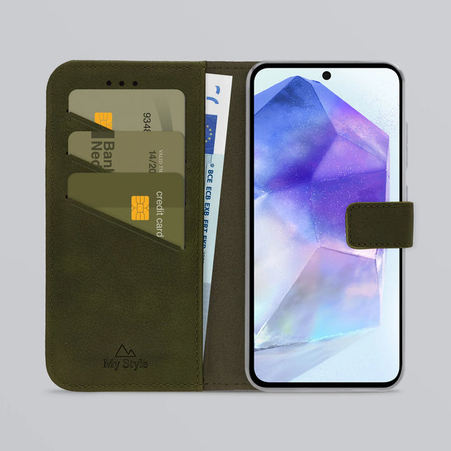 My Style Flex Wallet For Samsung Galaxy A55 5G Forest Green