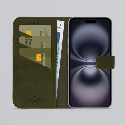 My Style Flex Wallet For Apple Iphone 16 Forest Green