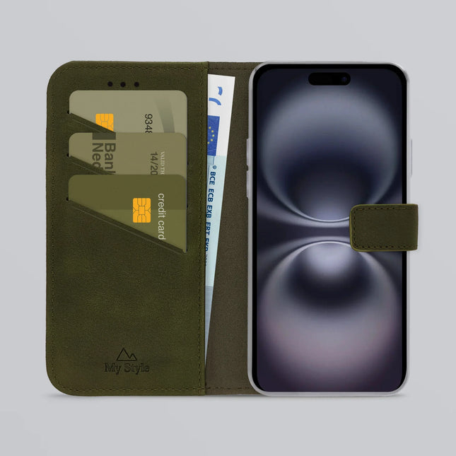 My Style Flex Wallet For Apple Iphone 16 Forest Green