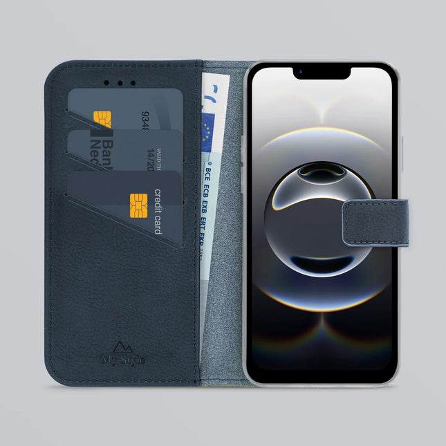My Style Flex Wallet For Apple Iphone 16E Royal Blue