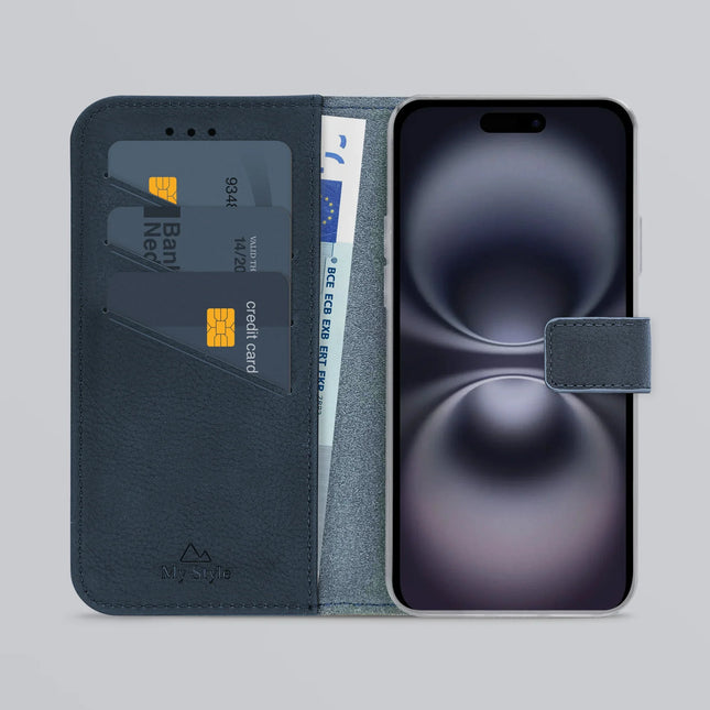 My Style Flex Wallet For Apple Iphone 16 Royal Blue
