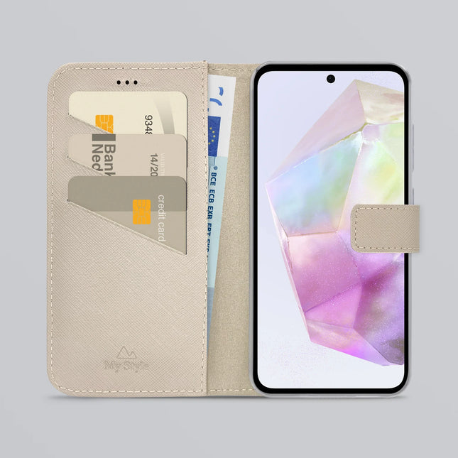 My Style Flex Wallet For Samsung Galaxy A35 5G Warm Taupe