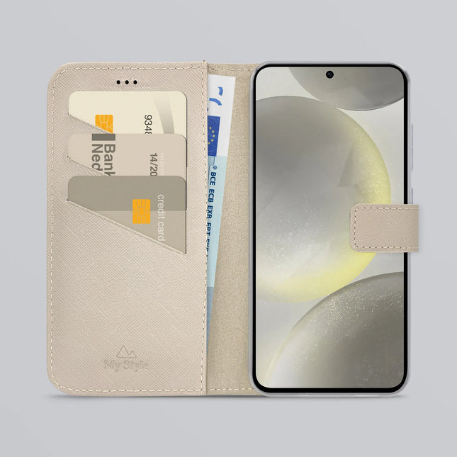 My Style Flex Wallet For Samsung Galaxy S24 5G/S25 5G Warm Taupe