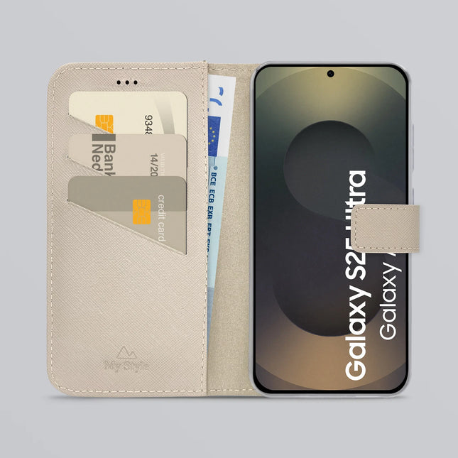 My Style Flex Wallet For Samsung Galaxy S25 Ultra 5G Warm Taupe