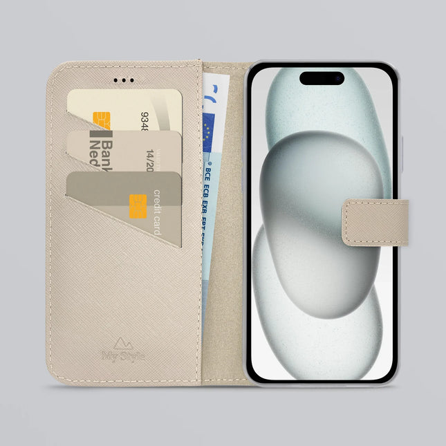 My Style Flex Wallet For Apple Iphone 13/14/15 Warm Taupe