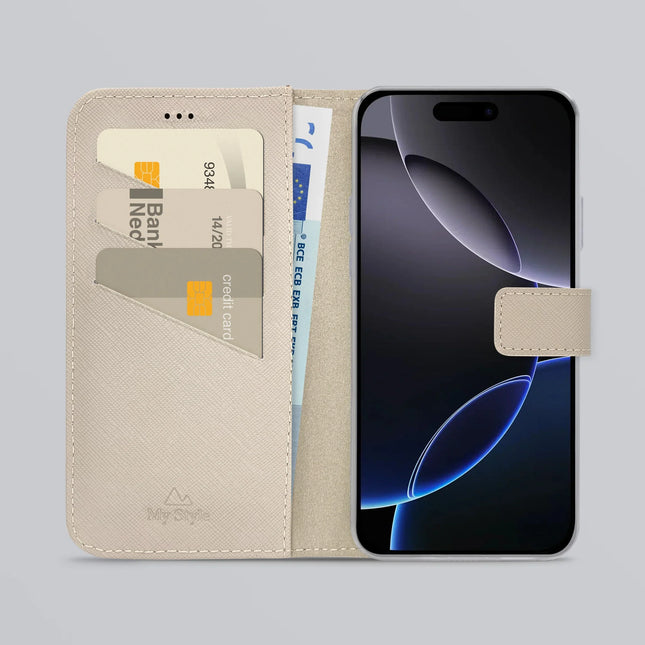 My Style Flex Wallet For Apple Iphone 16 Pro Warm Taupe