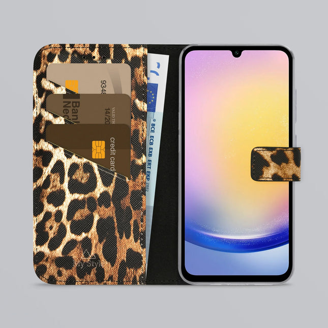 My Style Flex Wallet For Samsung Galaxy A25 5G Wild Leopard