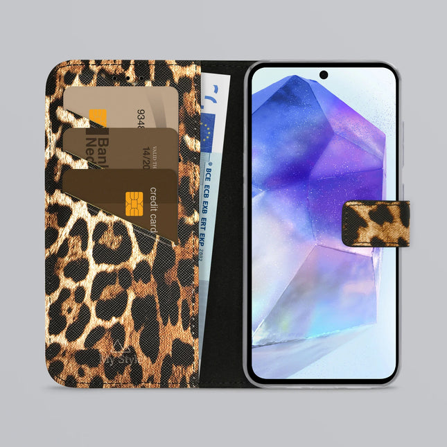 My Style Flex Wallet For Samsung Galaxy A55 5G Wild Leopard