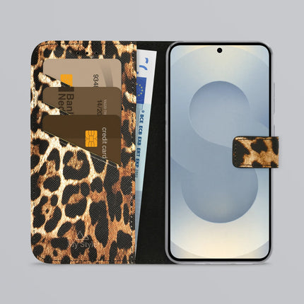 My Style Flex Wallet For Samsung Galaxy S25 5G Wild Leopard
