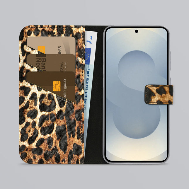 My Style Flex Wallet For Samsung Galaxy S25 5G Wild Leopard