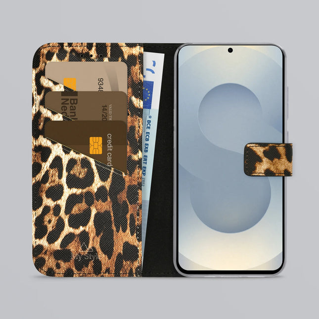 My Style Flex Wallet For Samsung Galaxy S25+ 5G Wild Leopard