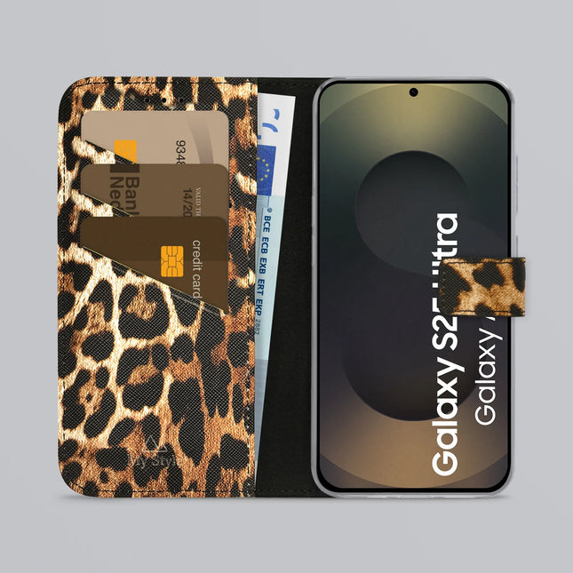 My Style Flex Wallet For Samsung Galaxy S25 Ultra 5G Wild Leopard