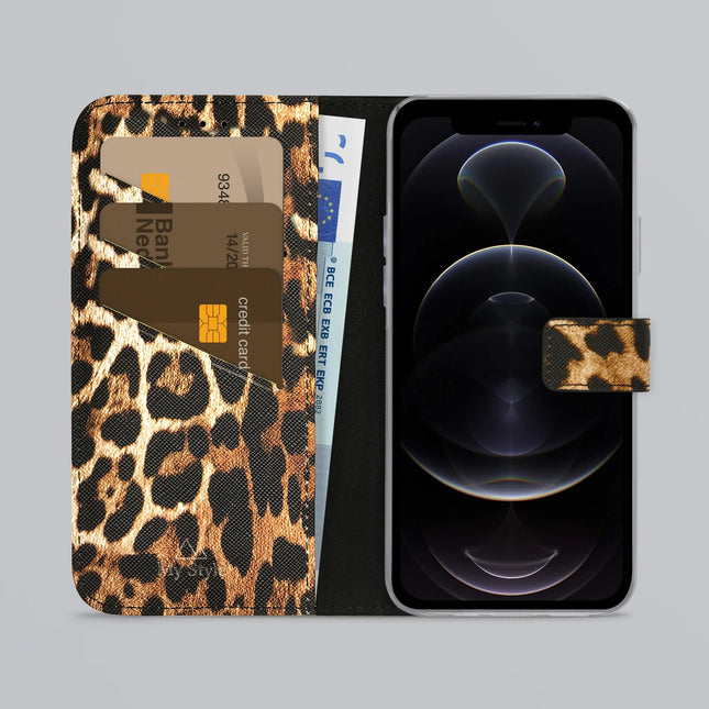 My Style Flex Wallet For Apple Iphone 12/12 Pro Wild Leopard
