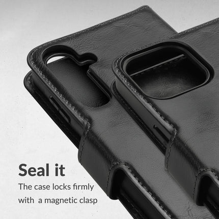 Mobilize 2In1 Magsafe Compatible Gelly Wallet Case Apple Iphone 16E Black