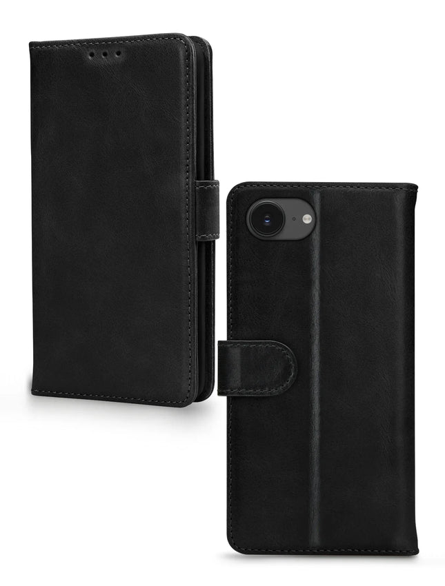 Mobilize Leather Wallet Apple Iphone 16E Black
