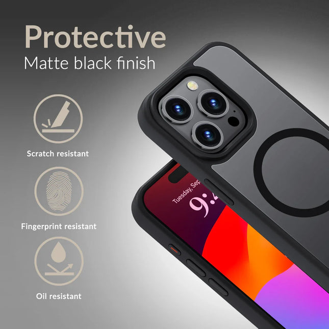 Mobilize Magsafe Compatible Hybrid Pro Case Apple Iphone 16E Black