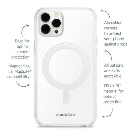 Mobilize Magsafe Compatible Naked Protection Case For Apple Iphone 16E Clear