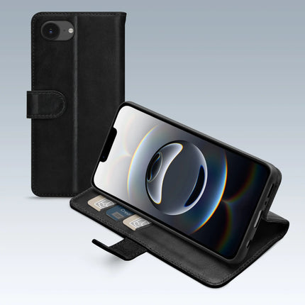Mobilize Premium Gelly Wallet Book Case Apple Iphone 16E Black
