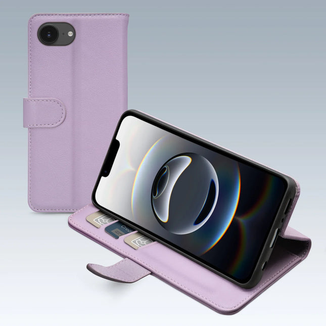 Mobilize Premium Gelly Wallet Book Case Apple Iphone 16E Purple