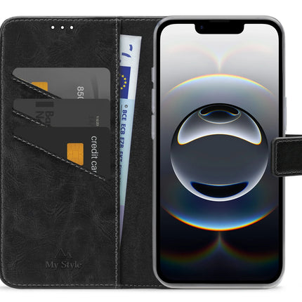 My Style Flex Wallet For Apple Iphone 16E Black