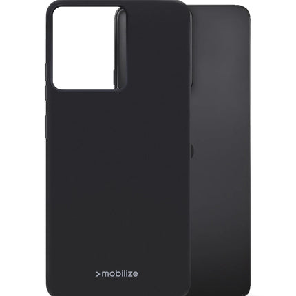 Mobilize Rubber Gelly Case Motorola Moto G75 5G Matt Black