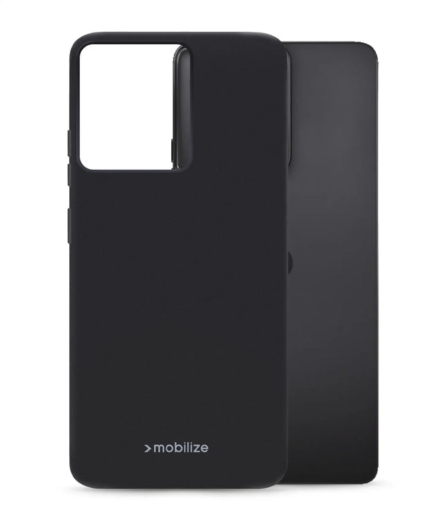 Mobilize Rubber Gelly Case Motorola Moto G75 5G Matt Black