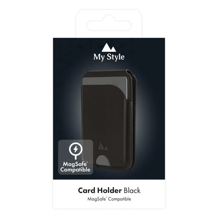 My Style MagSafe Compatible Magnet Card Houder met Stand Function Black productafbeelding 9