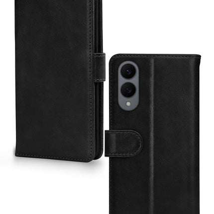 Mobilize Leather Wallet Samsung Galaxy S25 Edge 5G Black productafbeelding 2