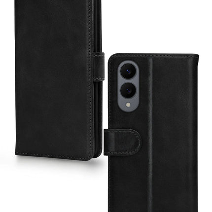 Mobilize Premium Gelly Wallet Book Case Samsung Galaxy S25 Edge 5G Black productafbeelding 2