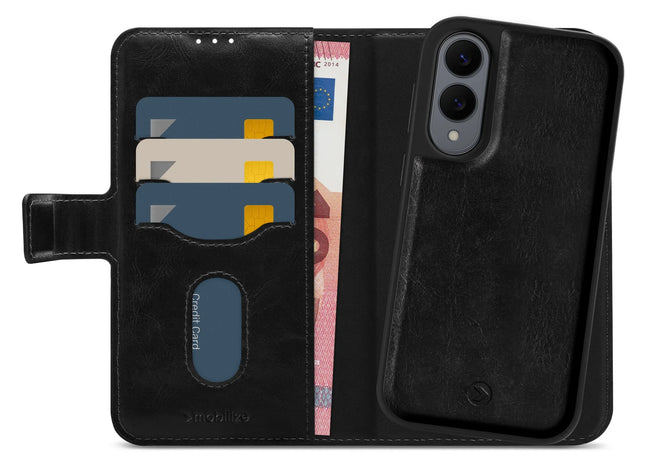 Mobilize 2In1 MagSafe Compatible Gelly Wallet Case Samsung Galaxy S25 Edge 5G Black