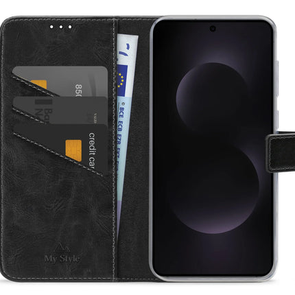 My Style Flex Wallet - Samsung Galaxy S25 Edge 5G Black productafbeelding 3