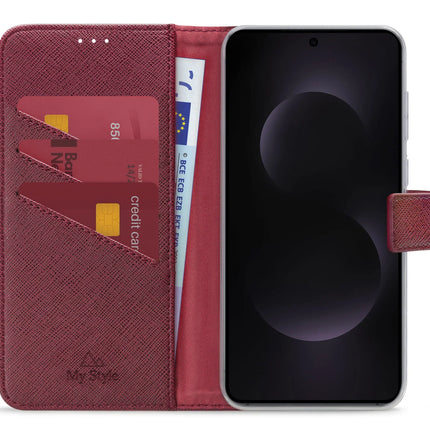My Style Flex Wallet - Samsung Galaxy S25 Edge 5G Bordeaux productafbeelding 3
