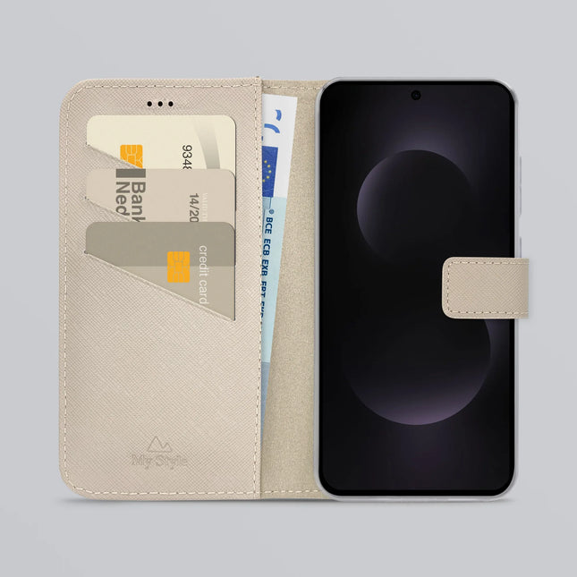 My Style Flex Wallet - Samsung Galaxy S25 Edge 5G Warm Taupe productafbeelding 2