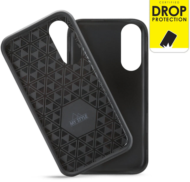 My Style Tough Case - Samsung Galaxy S25 Edge 5G Black productafbeelding 2